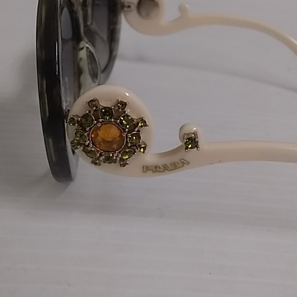Prada sunglasses round spr 27 QS with Crystal - Picture 4 of 8